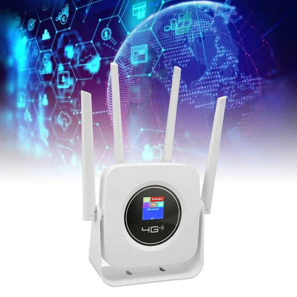 Enrutador Inalámbrico 4G LTE, Pantalla LCD De 300Mbps, Punto De Acceso WiFi Móvil De Alta Sensibilidad Para El Hogar