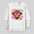thumbnail image 4 of Ceisia Men's Regular-Fit Crew-Neck Double-Heart Hand-Drawn Printed Casual Sweatshirt Gift, 4 of 6