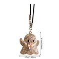 thumbnail image 5 of Loamitoy Halloween Ghost Bling Car Hanging Accessories, Faux Crystal Car Rear View Mirror Charm, Auto Interior Hanging Pendant for Car Decoration, 5 of 7