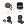 thumbnail image 5 of Bigcan Vintage Crazy Horse Leather Watch Case – Single Watch Portable Travel Case with Removable Wrist Strap, Zipper Closure, and Customizable Engraving, 5 of 10