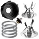 thumbnail image 1 of 8 piezas de repuesto, tapa inferior del tarro de cuchillas de hielo, juntas de goma 4902 y Kit de pasador de acoplamiento, accesorios compatibles para licuadora, 1 of 5