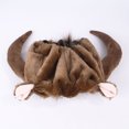 thumbnail image 6 of OutmaxHome Dog Horn Wig, Soft Halloween Bull Pet Costumes, Warm Ox Hat Dogs Wig Clothes Pet Dog Cat Bull Mane Horn Christmas Accessories Cosplay for Medium Large Dogs, 6 of 9
