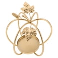 thumbnail image 4 of Shisuyan Iron Pumpkin Candle Holder 1Set Golden For Coffee Table Decor 11.4X11.4X5.1In, 4 of 8