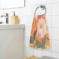 thumbnail image 3 of Yayeee 100% Cotton Hand Towels for Bathroom 16" x 28" Soft Absorbent Kitchen Towel, Abstract Floral, 3 of 7