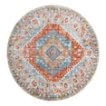 thumbnail image 3 of Unique Loom Paragon Collection Area Rug - Naples (8' 2" Round Salmon/Blue), 3 of 7