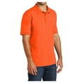 thumbnail image 4 of Mafoose Mens Core Blend Jersey Knit Male Polo Safety Orange 3XL, 4 of 6