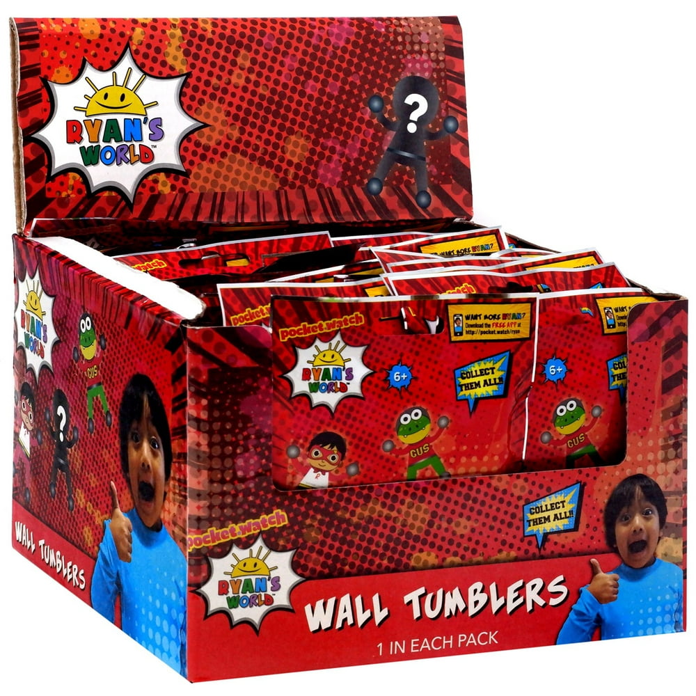 Pocket Watch Ryan's World Wall Tumblers Mystery Box [36 Packs