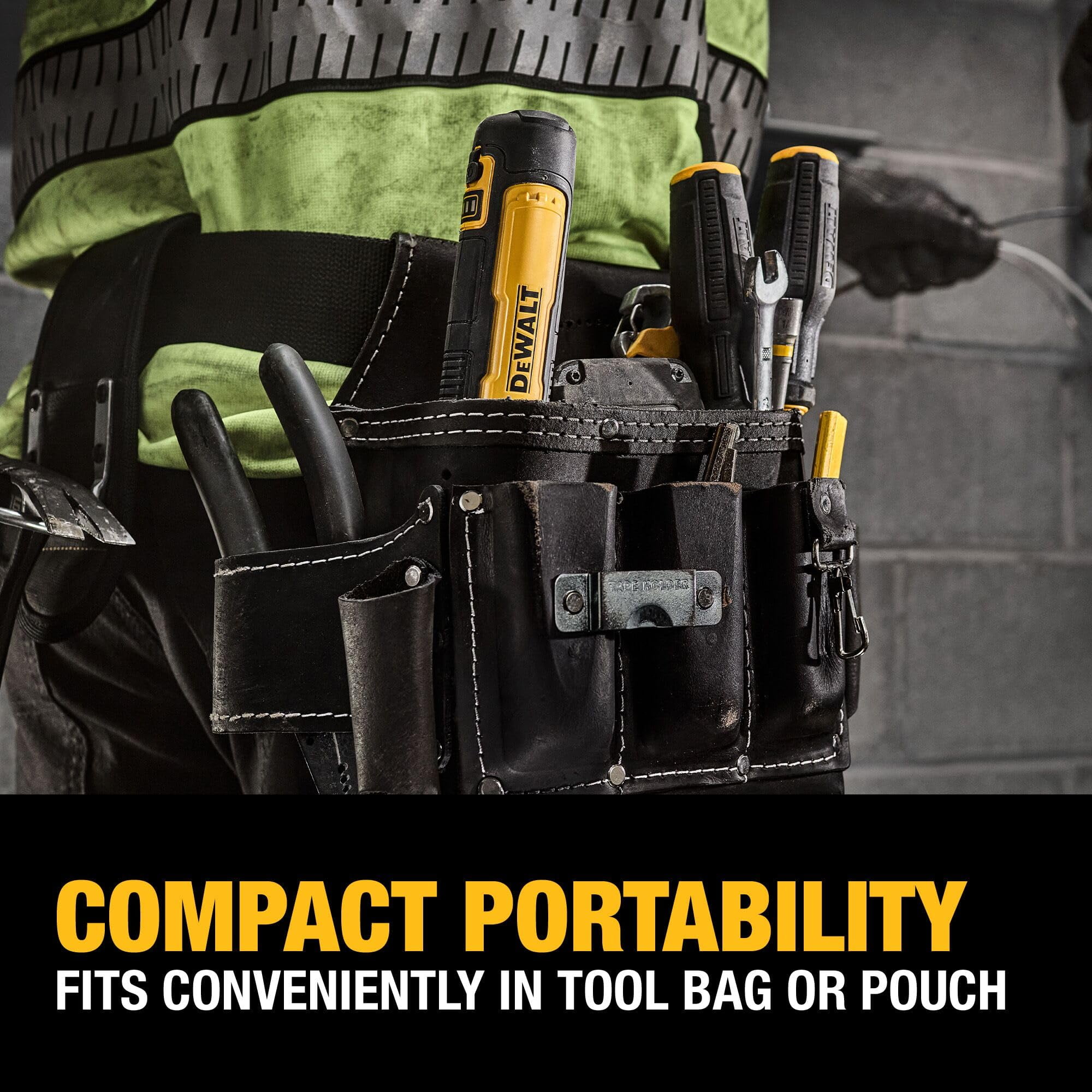 DEWALT Cordless Screwdriver, 4V USB Rechargeable Electric Screwdriver with 12 pcs Screwdriver Bit Set, LED Light, FLEXDRIVE Control, Compact, Ergonomic (DWHT66719)