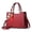 Red, variant on Purses and Handbags for Women Stylish Tote Shoulder Satchel Bag PU Leather Crossbody Top Handle Bags