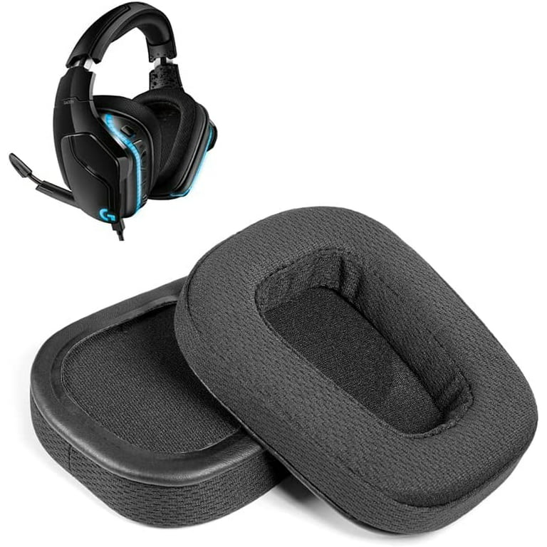 Adhiper G933 Replacement Headset Earpads Earmuff Ear Cover Breathable Mesh Ear Pads Parts Compatible with Logitech G633/G933 Gaming Headphones(Black/Fabric) - Walmart.com
