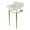 Marble White / Brushed Brass, variant on Kingston Brass KVPB1917M347ST Edwardian 19" Carrara Marble Console Sink with Brass Legs (4-Inch, 3-Hole), Carrara Marble White/Brushed Brass