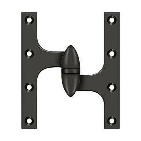 Deltana Ok6050b-R Solid Brass 6" X 5" Right Hand Olive Knuckle Hinge - Bronze