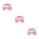 thumbnail image 2 of Diadema con lazo Qarigey de franela elástica rosa fresa CBP380378, 2 of 6
