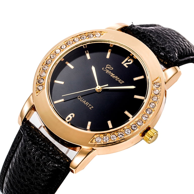 Man Woman Fashion Casual Crystal Rhinestone Goldtone Dress  display picture 1