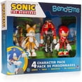 thumbnail image 1 of Set de 4 muñecos flexibles Videojuego Sonic el Erizo, Sonic, Tail, Nuckles, Dr. Eggman. Marca Ruz, 1 of 5