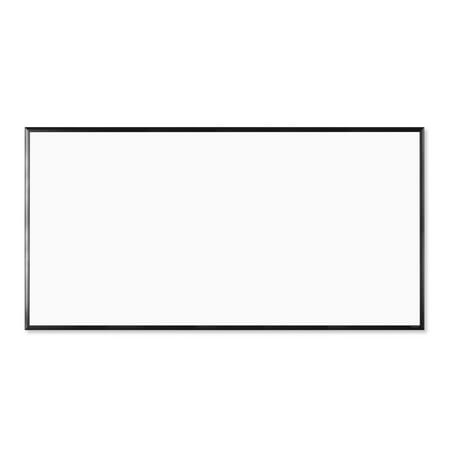 U Brands 48 x 96 x 1 in. Magnetic Dry-Erase Board  Black Aluminum Frame