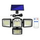 thumbnail image 1 of Luz solar para exteriores 2400MAH Lámpara con sensor LED para patio Garaje Porche Patio (A) Ehuebsd Para estrenar, 1 of 9
