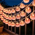 thumbnail image 6 of Luoshdecor 9.8 ft Seashell String Lights,Summer Ocean Themed Decorative Fairy Lights for Patio, Garden, Wedding,Camping Decor, 6 of 8