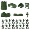 NUOLUX Soldiers Action Figure Soldier People Man Toys Playset Career Figures Men Figurines Mini Battlefield Statues Playsets