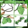 thumbnail image 3 of Kit de decoración tropical con hojas de jungla Preboun de 6 m, 3 of 7