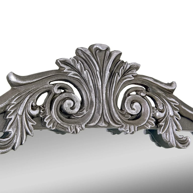Crystal Art Gallery 24x34 Black Arched Mantel Wall Mirror