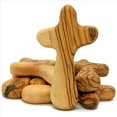 thumbnail image 3 of 20 Piezas Cruces PequeñAs de Madera de Olivo, Cruces de SujecióN Cruces de OracióN PortáTiles, 3 of 6