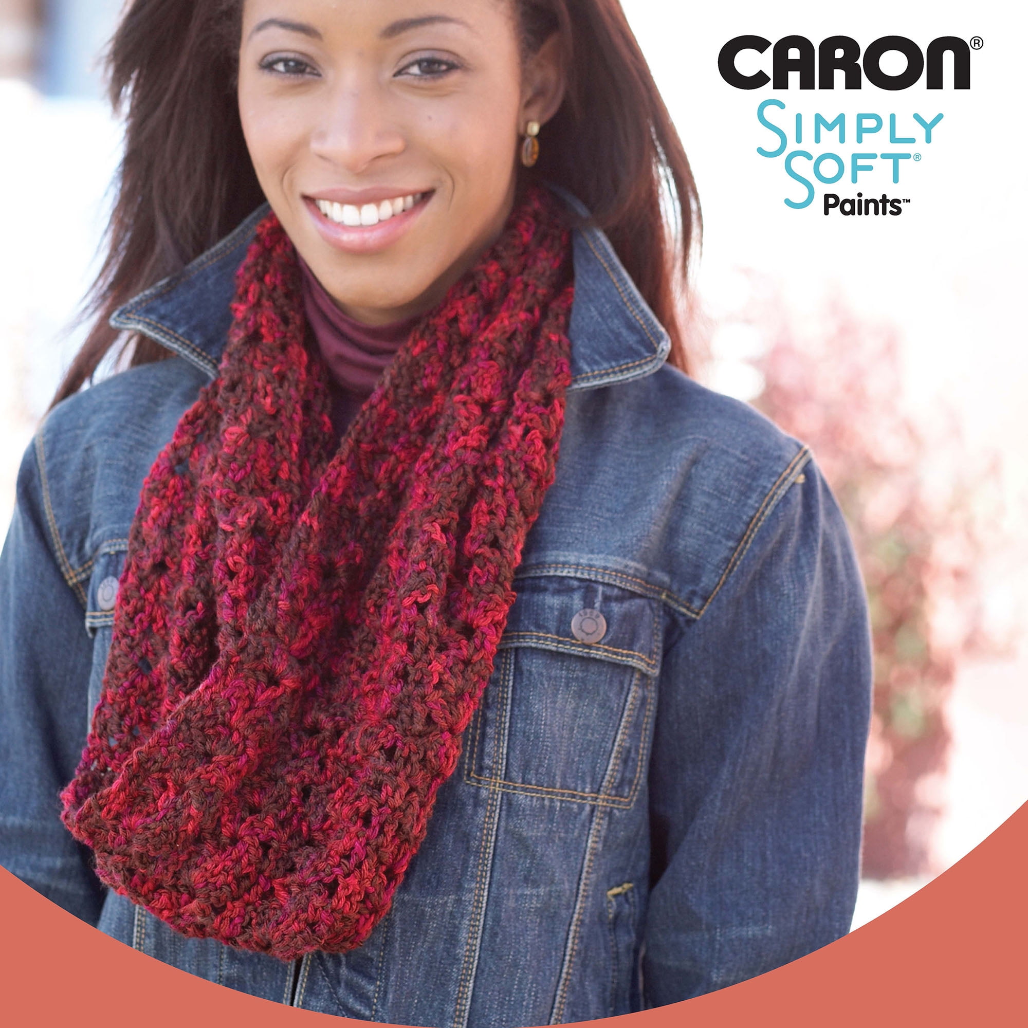 Caron® Simply Soft® Paints™ #4 Medium Acrylic Yarn, Rainbow Bright 5oz/141g, 235 Yards (12 Pack)