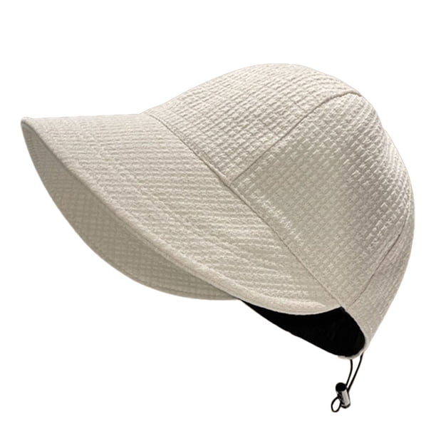 Sombrero ajustable de circunferencia de 56-60 cm, sombrero de pescador para mujer, sombrilla, gorra con circunferencia de cabeza grande