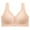 Pink1, variant on fatyb Women's Seamless Front Closure Bras Push up Wireless Everyday Bras Full Coverage Comfort Bralettes