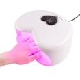 thumbnail image 1 of Cute Heart Shape Fast Drying Manicure Pedicure Machine Light Weight 96W Cure UV LED Nail Lamp ,High Power, 1 of 6