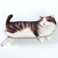 thumbnail image 1 of Boîte de Rangement pour Crayons Tabby Chat Boîte de Papeterie Tabby Chat Ragdoll Trousse à Crayons Enfant Chat Sac en Peluche Style Animaux Simulés, 1 of 6