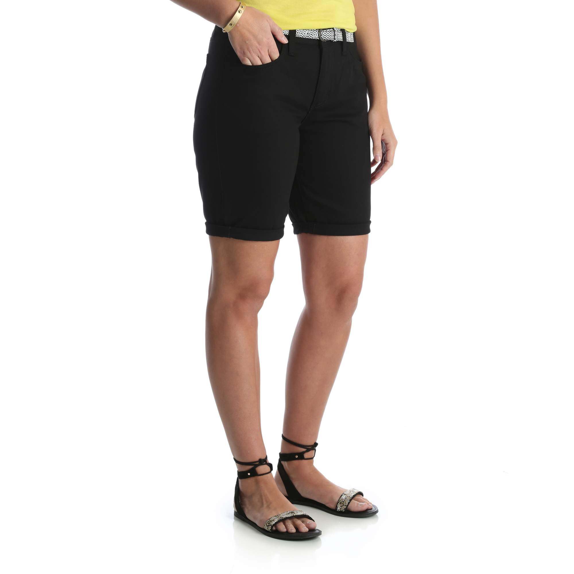 lee riders mid rise bermuda