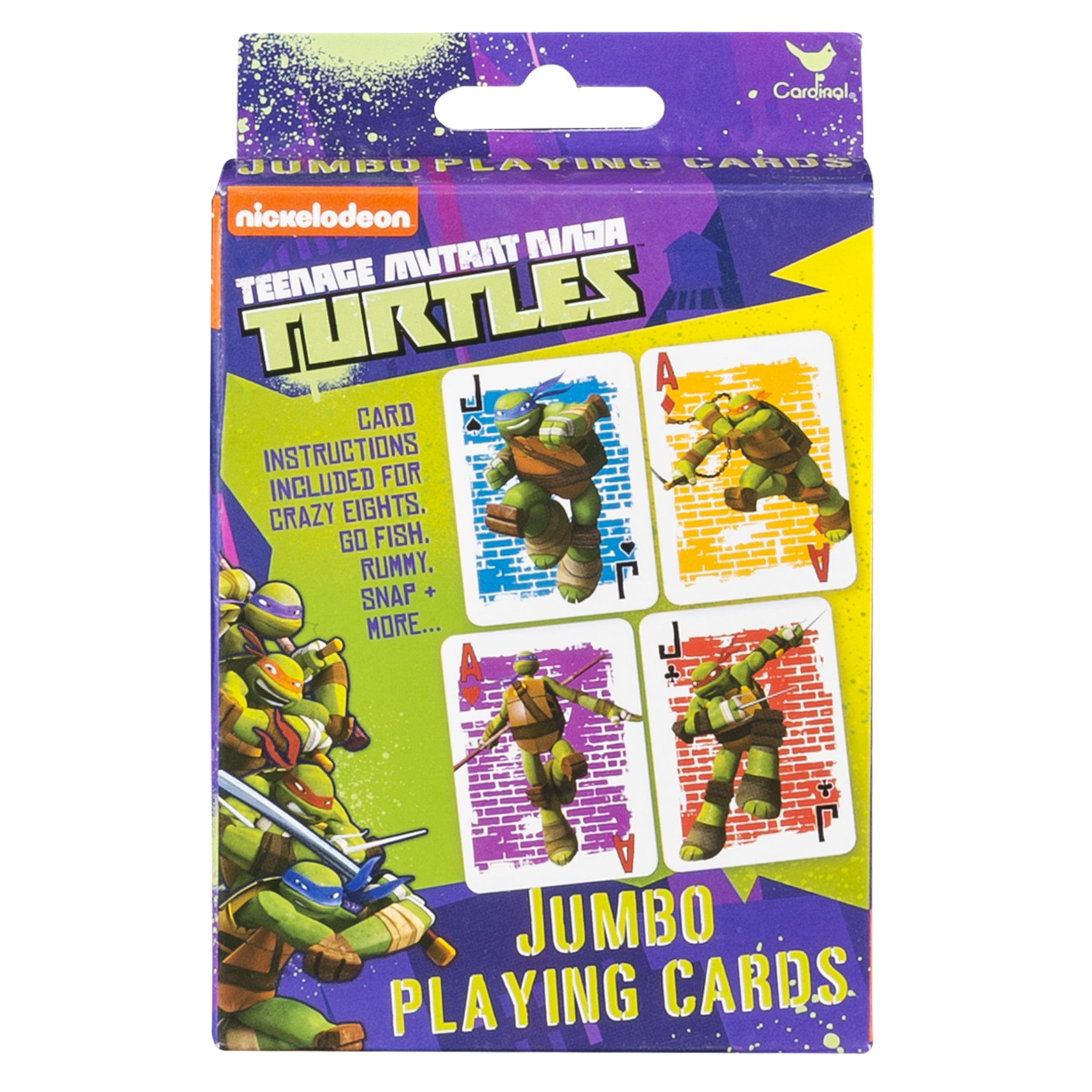 Teenage Mutant Ninja Turtles Jumbo Playing Cards New 