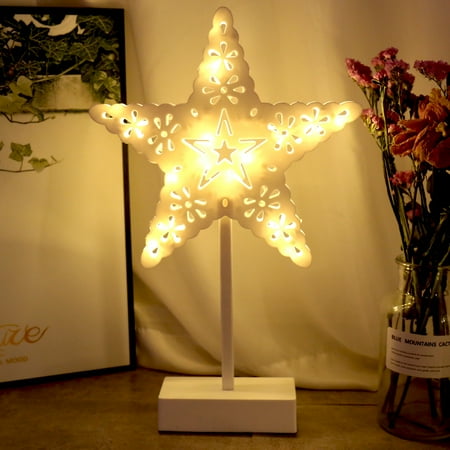 

Led Star Lamp 43Cm with 10 Warm White Leds