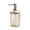 #0376-Coffee, variant on Kieccall Refillable Liquid Dispenser Bottle 13.5 fl oz Press Pump Container for Shampoo Body Wash Bathroom Daily Cosmetic Storage Gift