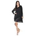 thumbnail image 5 of Vestido de mangas con relieve Roman Fashion 3823 Negro G, 5 of 5