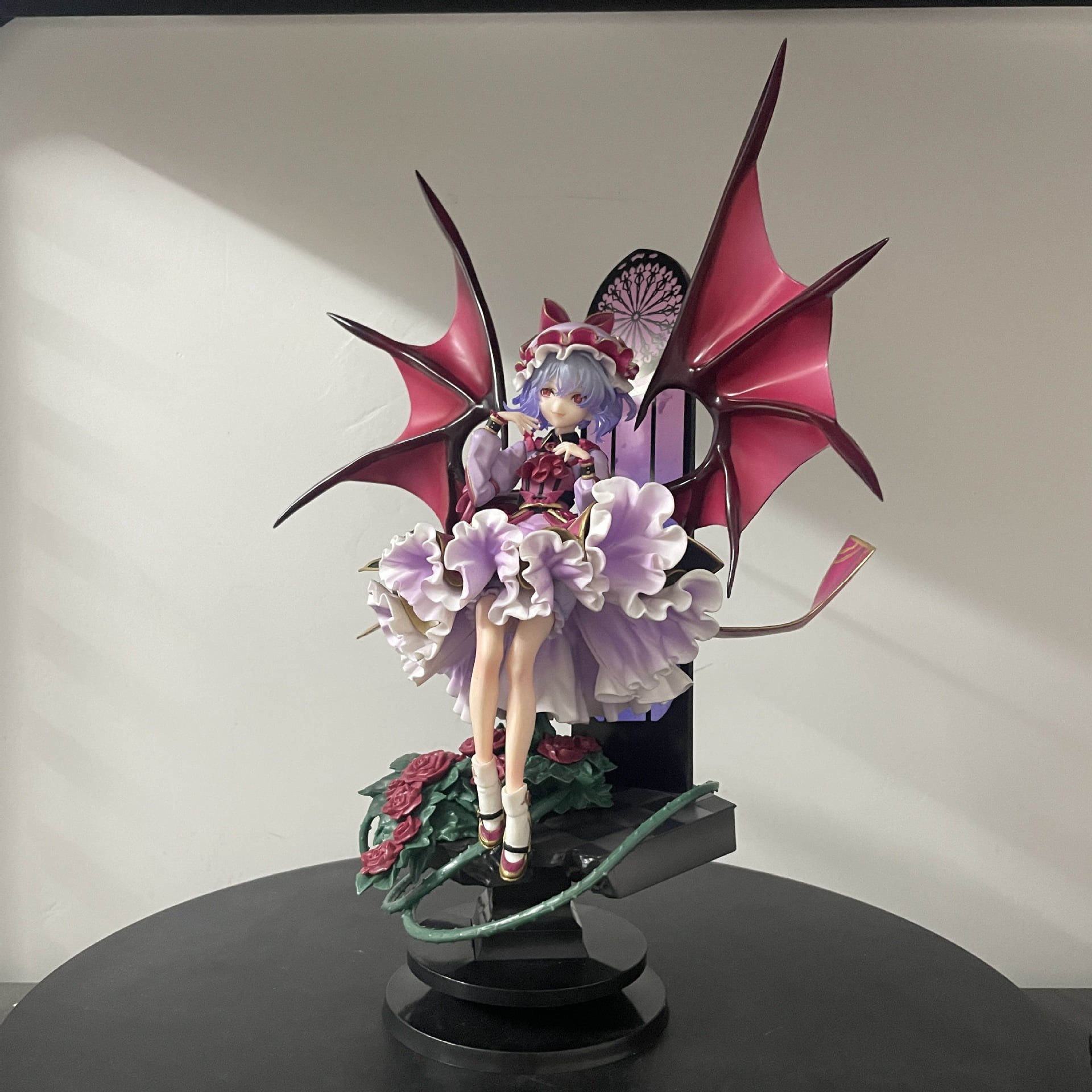 New Touhou Project Remilia Scarlet (Sitting Ver) Character Anime Model Statue Action Figures Desktop Ornament Popular Decorations Fan Souvenirs Creative Gift Collectable