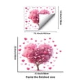 thumbnail image 3 of PEIBang Valentine's Day Wall Decals,Heart Tree Wall Stickers Romantic Decoration for Wedding Anniversary Holiday Living Room Home Office, 3 of 7