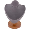 thumbnail image 1 of Inicio Tienda Maniquí Busto Joyería Cadena Collar Colgante Soporte De Exhibición Negro, 1 of 8