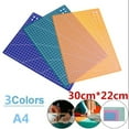 thumbnail image 3 of Tabla de cortar de líneas de rejilla de PVC duradera A4, estera de corte profesional autocurativa, herramientas de bricolaje multiusos, almohadilla cortada, 3 of 7