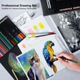 thumbnail image 3 of Set de dibujo Art Supply Kird Barken, 70 unidades, con tutorial, 3 of 7