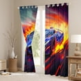 thumbnail image 3 of Castle Fairy Sport Car Black Out Curtains,Speed Race Car Curtains Pack of 2 (42x63 Each), 3 of 6