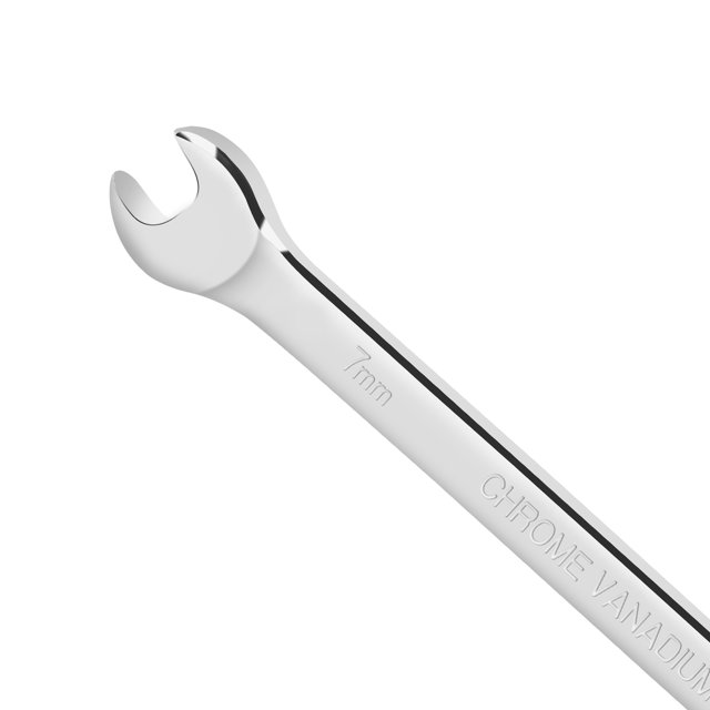 Eigraketly Llave de trinquete para perno de motocicleta, llave de doble extremo profesional de alta dureza, herramientas manuales de reparación para Artesanía 7 mm Eigraketly JJ8650-02
