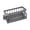 Gray#3, variant on Plastic Kitchen Countertop Organizer Shelf Sink Side Storage Rack for Sponge Dishcloth Knife Chopstick Chopping Board Double Layer Drain Rack with Water Let Hole Flat Plank Bottom Shelf Black