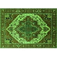 thumbnail image 1 of Ahgly Company Indoor Rectangle Oriental Green Industrial Area Rugs, 7' x 9', 1 of 4