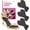 Black, variant on 3/4 Gel Inserts for High Heels & Sandals - Invisible Soft Shoe Pads for Women, Prevents Slip, Foot Pain & Fatigue Relief, Comfortable Flat Feet Support, L
