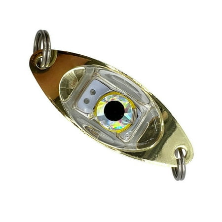 Aurgiarme Fish Lures Fishing Spoons Underwater Bass Flashers Trolling Deeply Drop Baits Fishing Light LED Lighted Baits Flashers