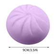 thumbnail image 5 of KUKIDSVO Bun Stress Relief Toy, Soft Silicone Squeeze Ball, Portable Anxiety Relief Fidget Toy for Kids Adults(1Pcs, Purple), 5 of 5