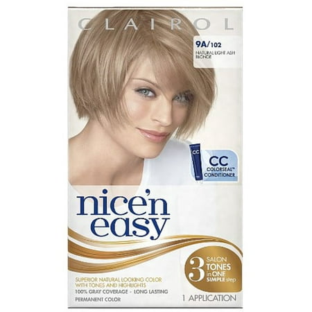 Nice 'n Easy Permanent Color, Natural Light Ash Blonde [102] 1 ea (Pack of