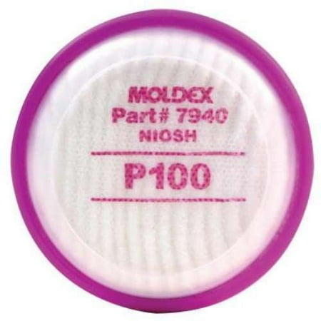 Moldex 7000 & 9000 Series Filter Disks, Oil and Non-oil Particulates, P100 - 1 PR (507-7940)